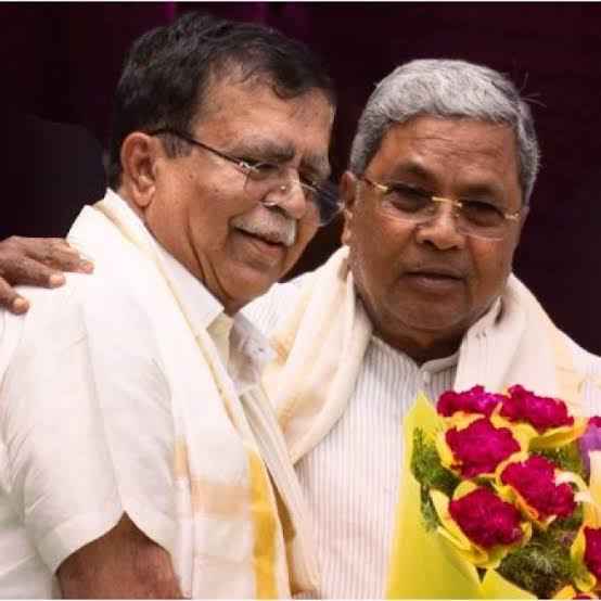 K N Rajanna meets Chief Minister Siddaramaiah before leaving for Delhi