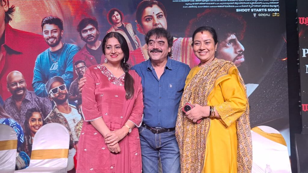 Shashikumar Tara Rudravathara cast members at media meet