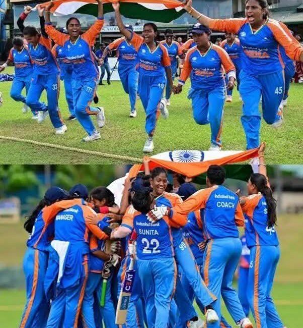 India Blind Women’s T20 World Cup Win: Team India Creates History With Dominant Victory India Blind Women’s T20 World Cup win celebration after defeating Nepal