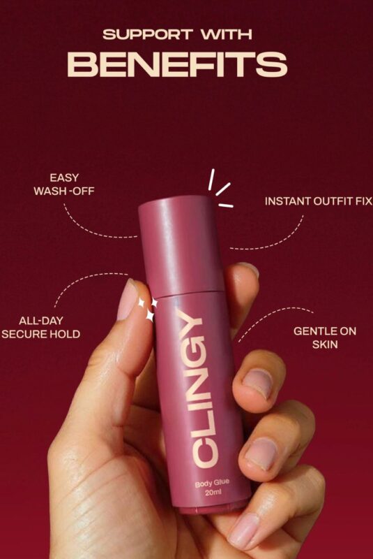 Body Glue Worth It? The Viral Fashion Fix Explained Body Glue Worth It review showing how body glue holds outfit in place