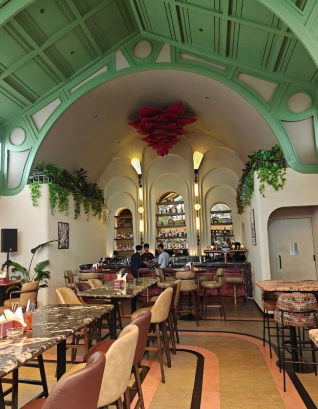 Italian dishes served at Amicii Bangalore restaurant