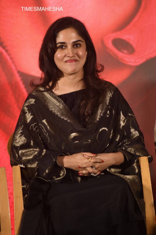 Devil Film Press Meet Gallery: Exclusive Behind-the-Scenes from the Media Event Actor Darshan's standee or representation at the press event