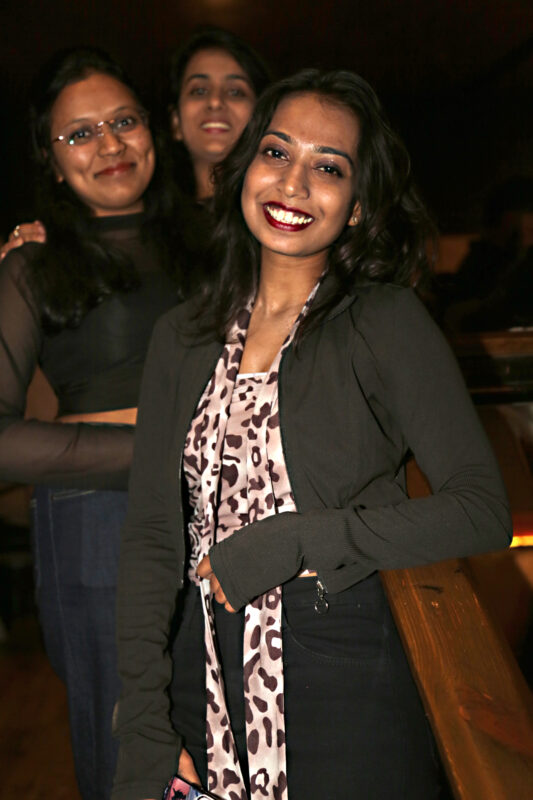Models and influencers posing at Budbee Restobar Koramangala
