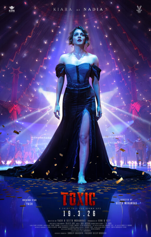 Kiara Advani in character as Nadia, showcasing emotional depth in the Toxic movie first look.