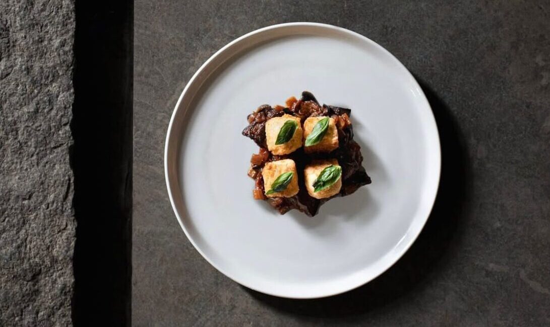 Bustling interior and crowd at Pizza 4P's Bengaluru