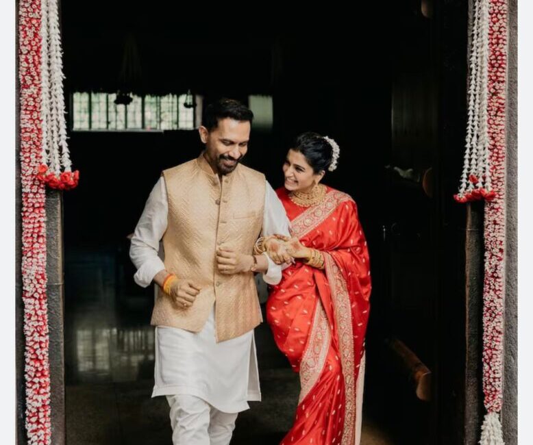 Samantha Prabhu Raj Nidimoru Wedding: A Private Temple Ceremony at Isha Yoga Centre Samantha Prabhu in red saree at her wedding to Raj Nidimoru