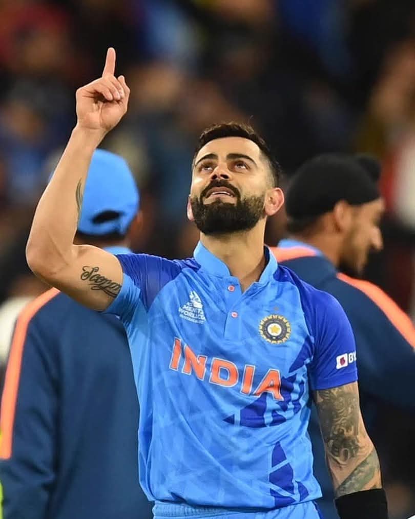 Virat Kohli ODI Rankings Surge Highlights Timeless Champion Form Virat Kohli celebrating a century in an ODI match
