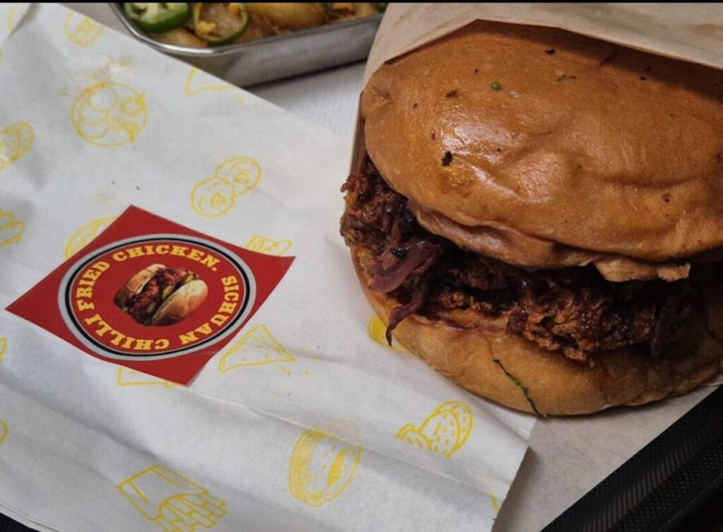 Guerilla Diner Bengaluru Burgers Tacos: An Underground Culinary Experience Smash burger platter at Guerilla Diner Bengaluru