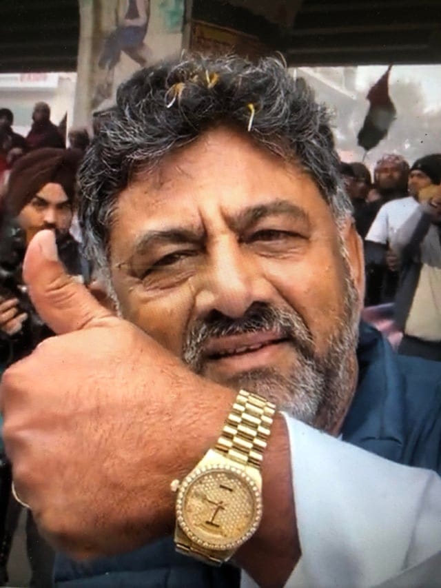 DK Shivakumar ₹25 Lakh Watch Purchase on Credit Card Sparks Online Debate Social media meme about credit card limit and luxury watch purchase