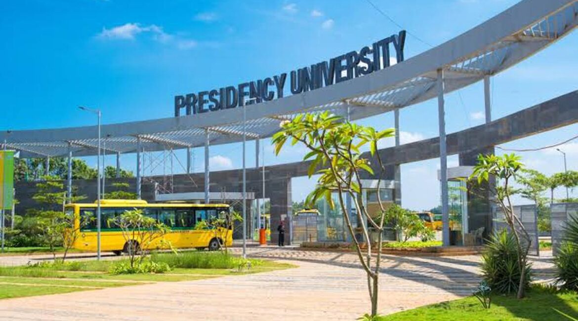 Viral video screenshot from the Presidency University degree protest