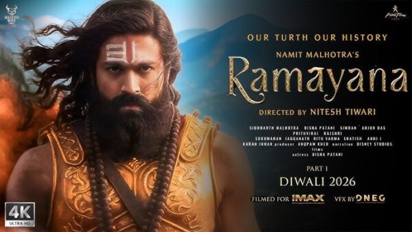 Fan-made poster celebrating Yash's role in Toxic and Ramayana
