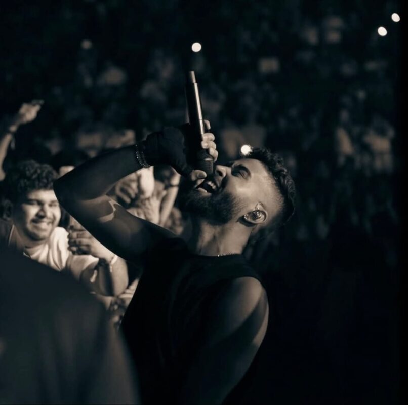 Coachella festival stage featuring Punjabi or Indian artists
