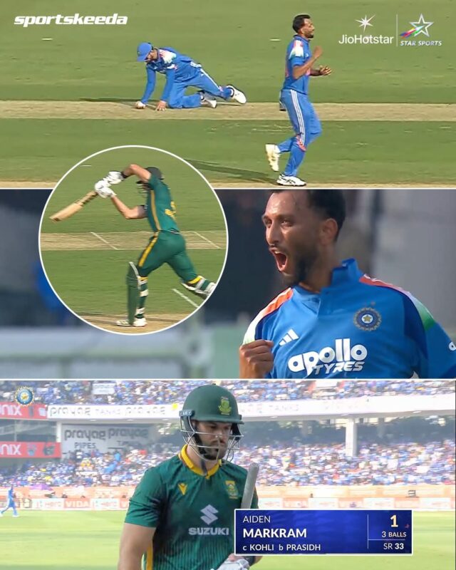 Prasiddh Krishna Four-Wicket Spell ODI: A Match-Winning Answer to Critics Prasiddh Krishna celebrating a wicket during his four-wicket spell