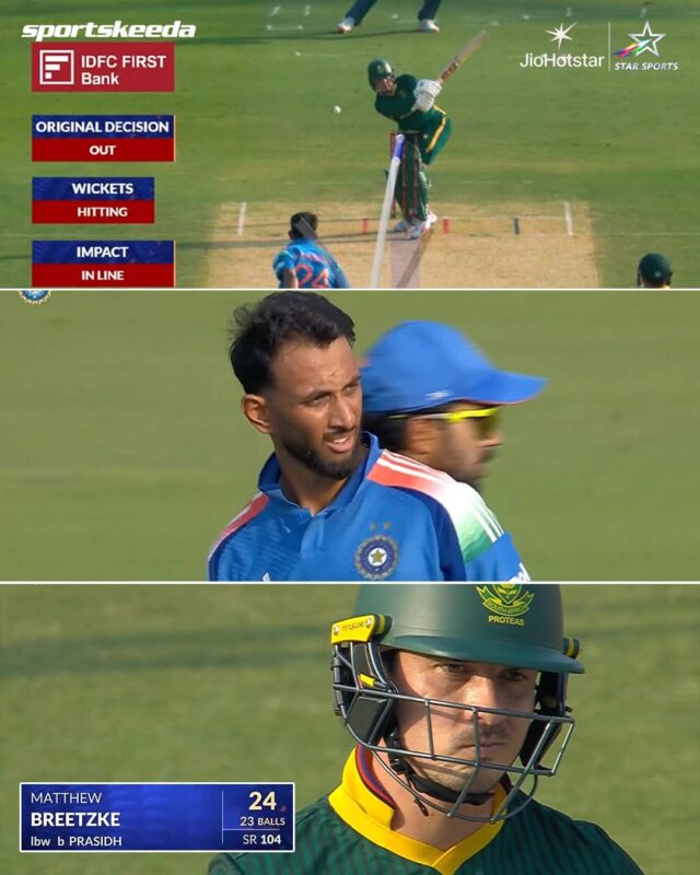 Prasiddh Krishna Four-Wicket Spell ODI: A Match-Winning Answer to Critics Close-up of Prasiddh Krishna's intense bowling action in the ODI