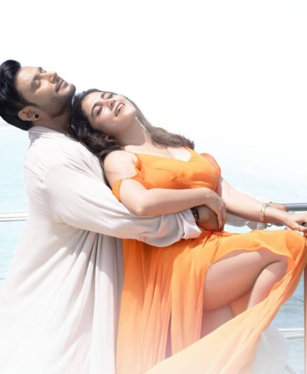 Movie poster of The Devil starring Darshan and Rachana Rai