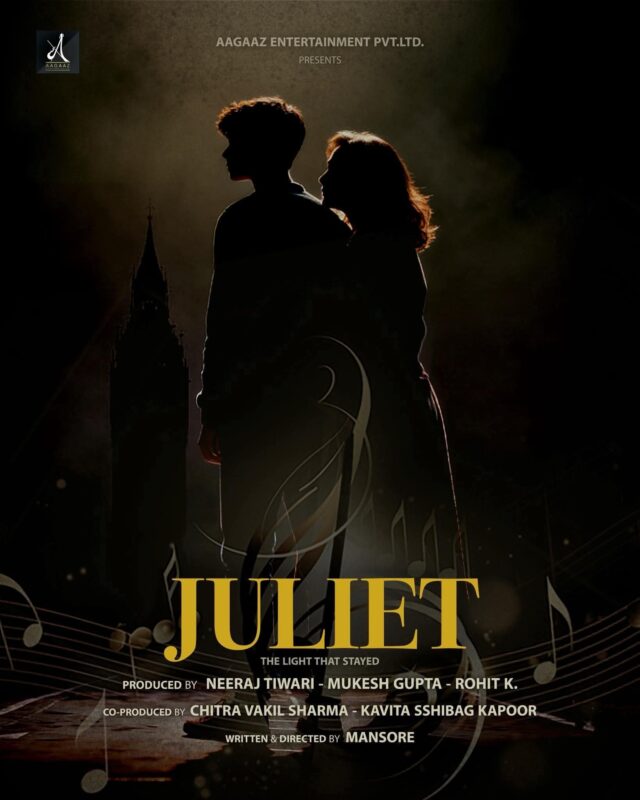 Teaser poster of Mansore's Bollywood film Juliet