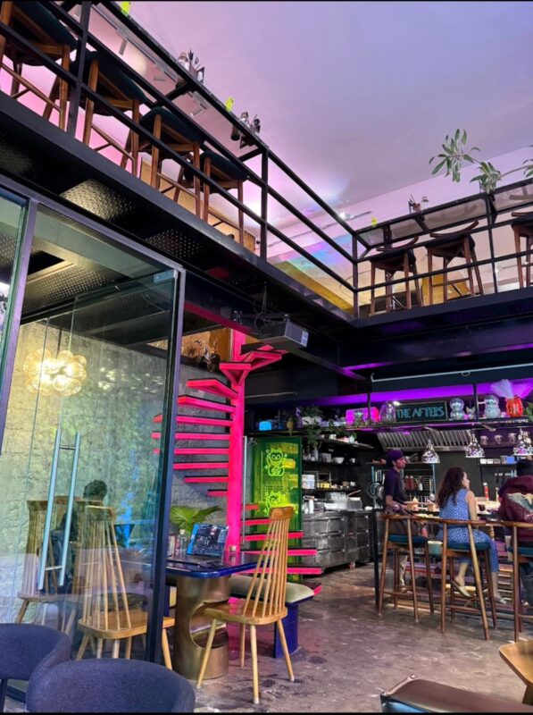 Colourful bubble teas and mocktails lineup at Neon Market Bangalore