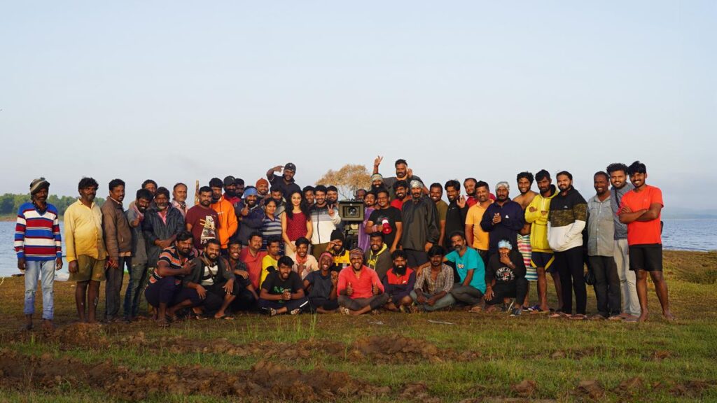 Shivaraj K.R. Pete Back in the Lead Role with Rural Entertainer Behind-the-scenes shot of the film's rural location in Hassan