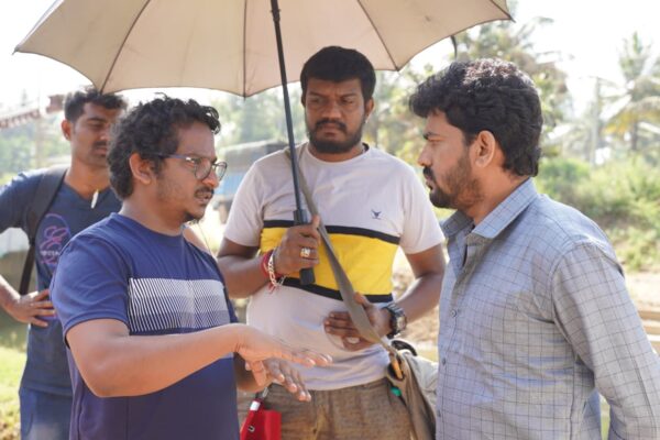 Shivaraj K R Pete in a still from his new rural entertainer film