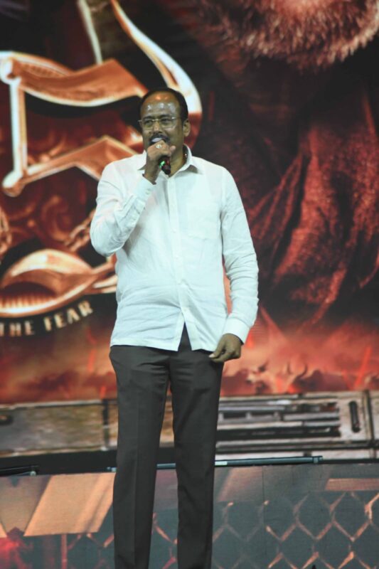 45 Trailer Wows Fans Director Arjun Janya at the 45 trailer launch event in Bengaluru