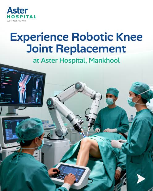 Robotic Surgery Transforms Patient Care at Aster Hospitals Surgeon at the console performing a robotic-assisted procedure at Aster