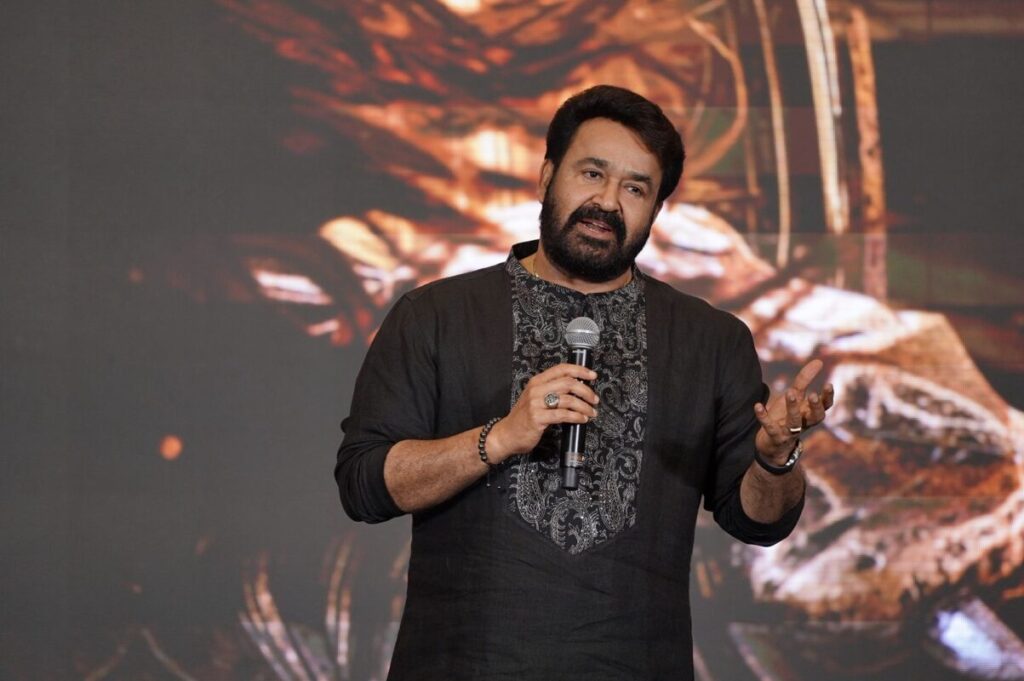 Debutant Samarjit Lankesh as Mohanlal's son in the trailer