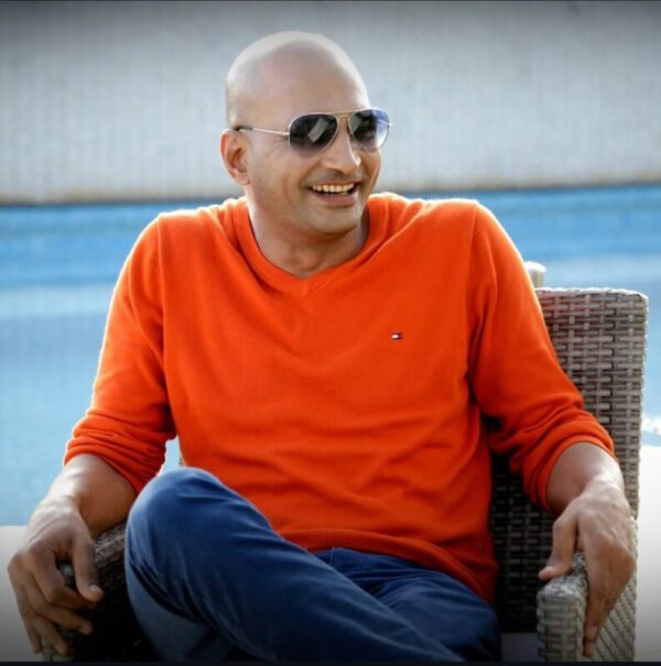 Director Indrajith Lankesh on the set of his Bollywood directorial debut 'Lovemiles'.