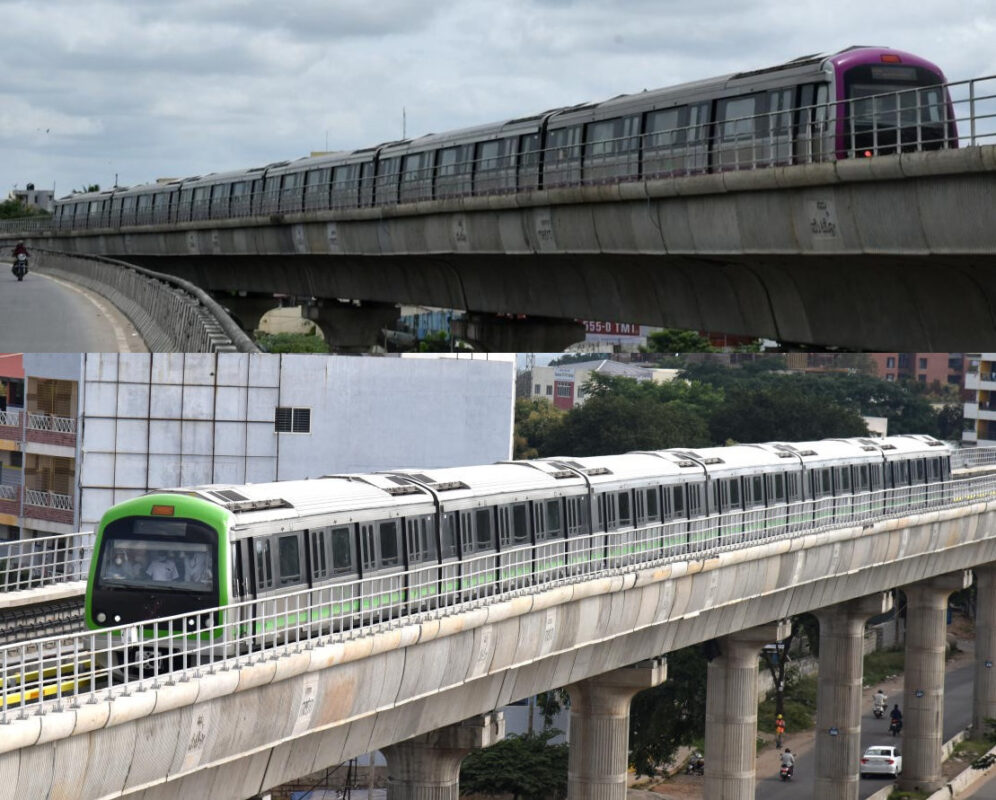 Infographic timeline showing key milestones for the Namma Metro network expansion 2027.