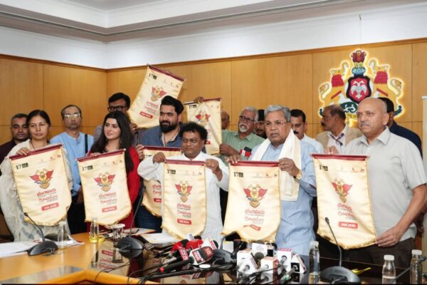 Prakash Raj at the press conference announcing his role as Bengaluru International Film Festival ambassador.