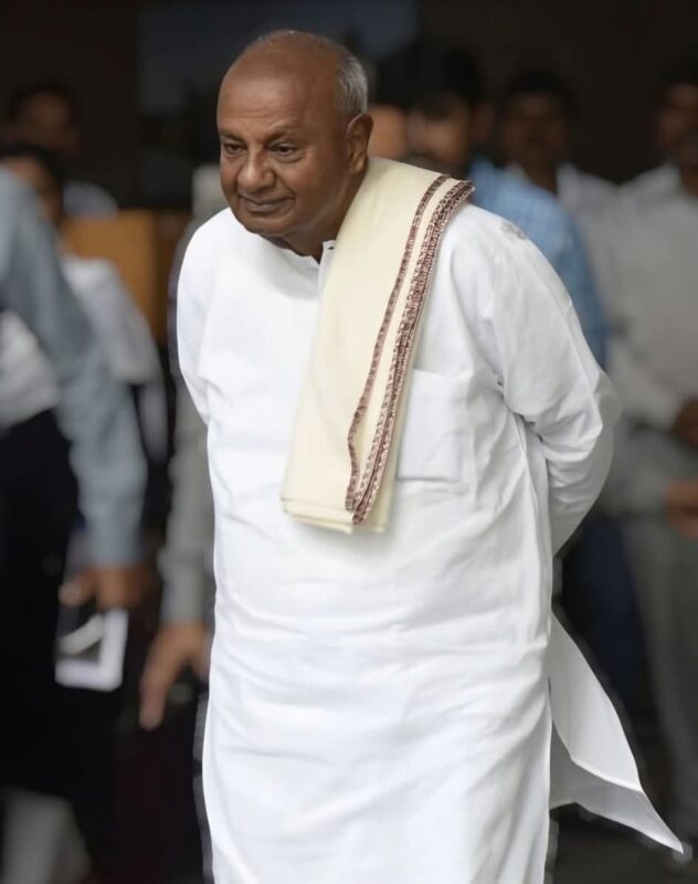 Campaign materials for JD(S) candidates in a Karnataka Zilla Panchayat election.