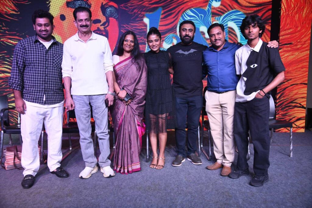 Behind-the-scenes still from LSD showing the mother-daughter bond scene.