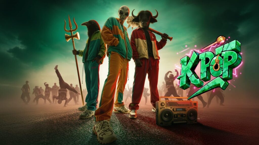A VFX-heavy still from the K-POP The Epic Battle teaser promo.

