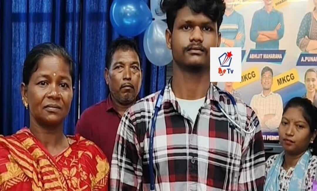 Migrant Worker Clears NEET MBBS in Inspiring Tale of Perseverance Shubham Sabar in traditional attire from his home state of Odisha.