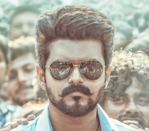 Fans lined up outside a Bengaluru single-screen theater for Jana Nayagan advance bookings.