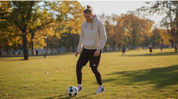 Understanding the Rise in Weekend Sport Injuries A group of friends stretching together before a weekend badminton game.