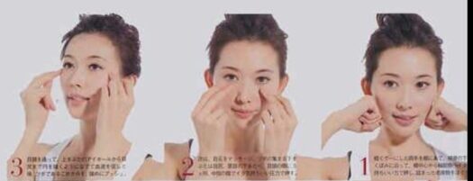 Korean Face Yoga: A Holistic Ritual for Radiant, Youthful Skin A diagram showing acupressure points on the face targeted in Korean face yoga.