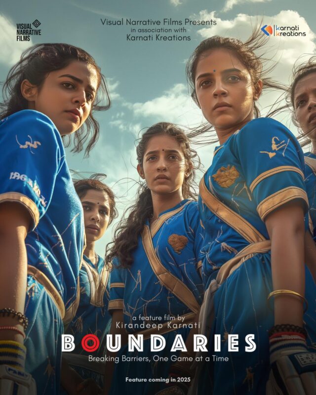Boundaries Film Women's Cricket Story Celebrates Diaspora, Friendship, and Resilience A still from the film showing the diaspora women playing cricket in a community setting.