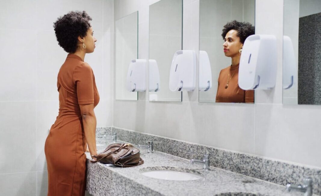 A generic representation of a covert/small camera hidden in a public space.