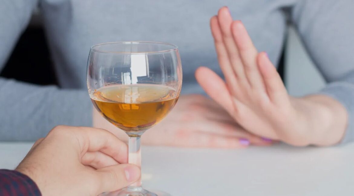 A graph showing the declining trend line of alcohol consumption per capita for Gen Z versus previous generations.