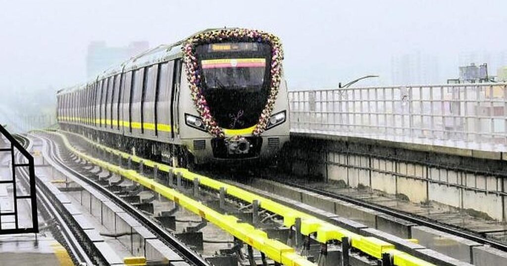 Yellow Line Seventh Train BMRCL Cuts Peak-Hour Wait Times for Commuters An official BMRCL announcement or notice regarding the new train service.