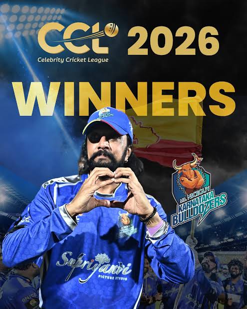 Kiccha Sudeep-Led Karnataka Bulldozers Clinch CCL Title for Third Time