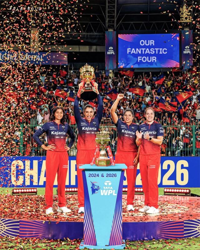 RCB Women Crowned Champions Again as Smriti Mandhana Leads From the Front